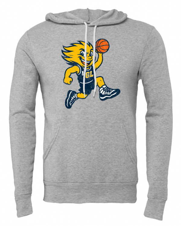 Grand Ledge Basketball - Character Unisex Fleece Hoodie