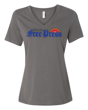 Women's Custom T-Shirt - V-Neck | Detroit Free Press