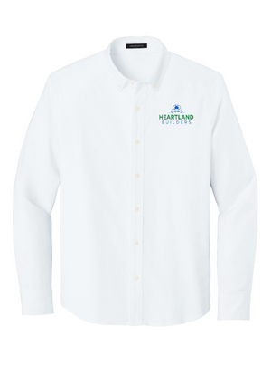 Unisex/Men's Button Up Oxford Shirt | Heartland Builders