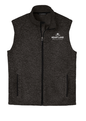 Unisex/Men's Sweater Fleece Vest | Heartland Builders