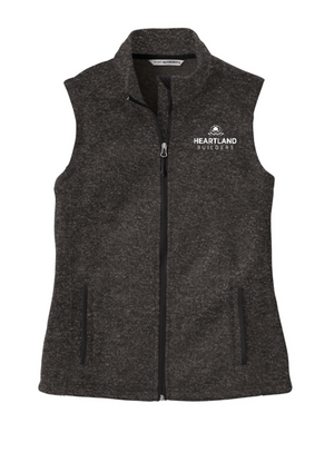Women's Sweater Fleece Vest | Heartland Builders