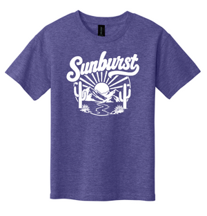 Sunburst Elementary | Gildan Youth Softstyle T-Shirt - Purple