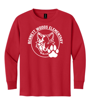 Youth Long Sleeve T-Shirt | Bennett Woods Elementary