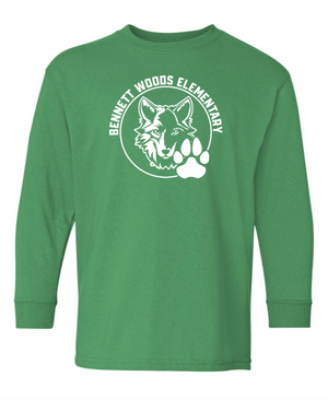 Youth Long Sleeve T-Shirt | Bennett Woods Elementary