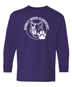 Youth Long Sleeve T-Shirt | Bennett Woods Elementary