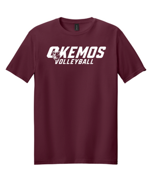 Youth Maroon T-Shirt | Okemos Volleyball