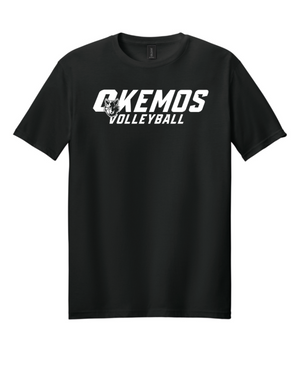 Black Unisex T-Shirt | Okemos Volleyball