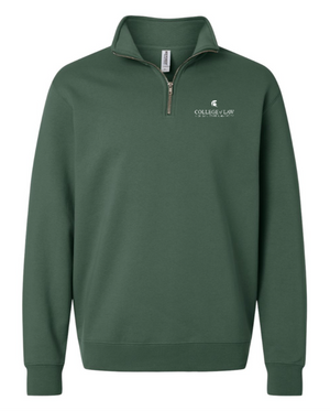 Unisex 1/4 Zip Sweatshirt | MSU College of Law