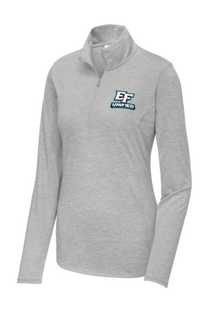 Women's Lightweight Tri-Blend 1/4 Zip | EFHS Unified Sports