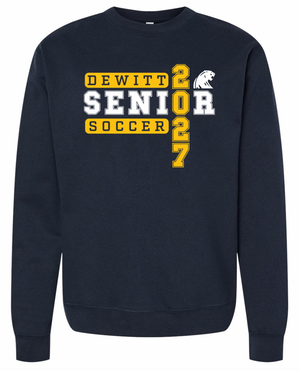 Youth Crewneck Sweatshirt | DeWitt Seniors Soccer