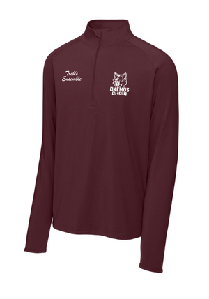 Unisex Performance Stretch 1/4 Zip | Okemos Choir