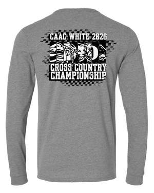 Unisex Long Sleeve T-Shirt - CAAC White Cross Country | CAAC Fall 2026