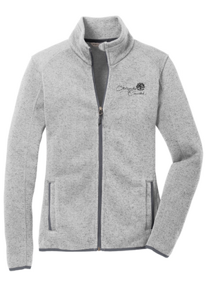 Women's Sweater Fleece Jacket | Strategically Connected