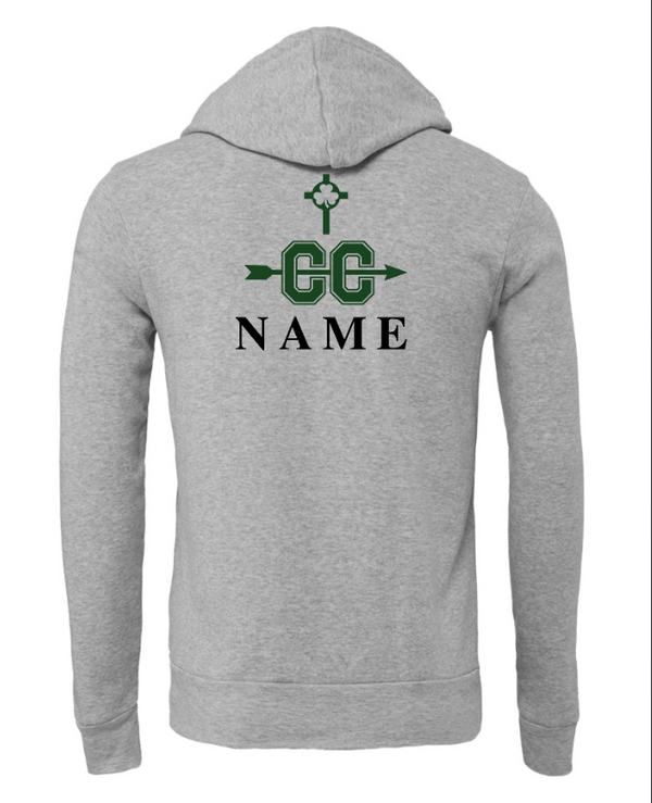 St Patrick's Cross Country - Adult Fleece Hoodie Grey