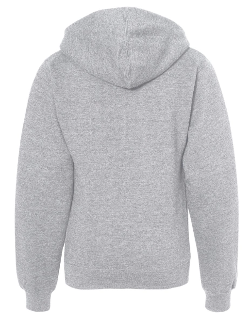 Okemos Public Montessori - Youth Midweight Hooded Sweatshirt Grey