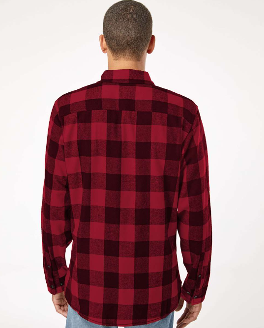 NioWave Apparel - Long Sleeve Flannel Shirt