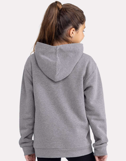 Okemos Wolves Community - Youth Fleece Hoodie ("O" With Wolf Design)