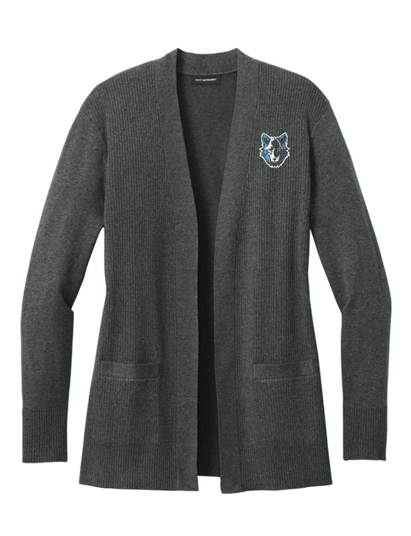 Okemos 2024-2025 Staff Options - Women's Easy Care Open Front Cardigan (Multiple Colors)