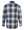 Mid-MI Biking Flannels - Open Pocket Flannel Shirt  -- Blue / Ecru