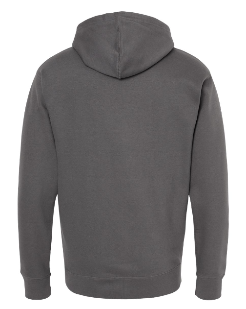 Stockbridge Baseball - Midweight Full Zip Hoodie (Grey / Charcoal)