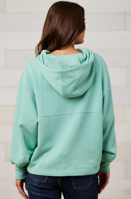 Delta Dance Connection - Women's Boxy Hooded Quarter Zip