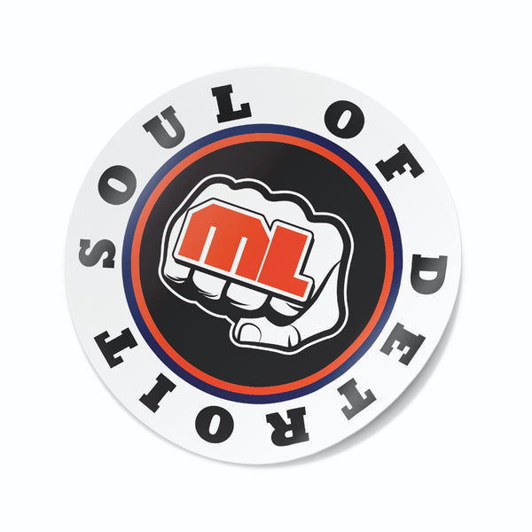 Soul of Detroit - Circle Sticker