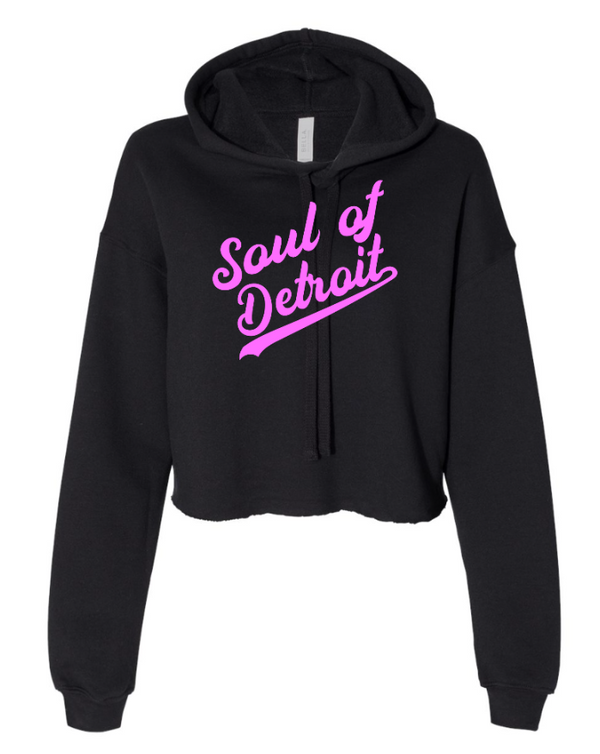 Soul of Detroit - Women's Crop Fleece Hoodie