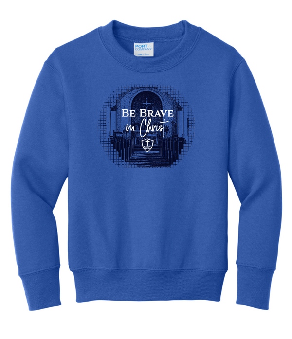 St. Joseph Catholic School - Youth Fleece Crewneck Sweatshirt