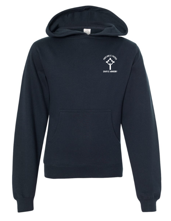 St. Patrick Campus Ministry - Youth Midweight Hoodie (Multiple Color Options Available)