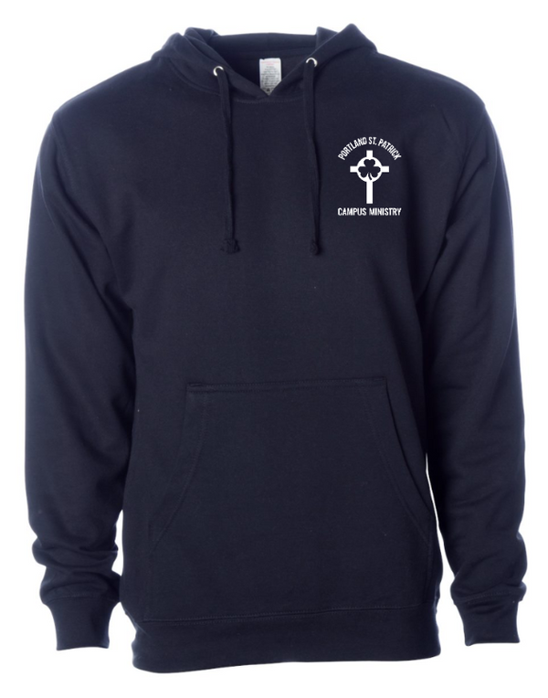 St. Patrick Campus Ministry - Adult Midweight Hoodie (Multiple Color Options Available)