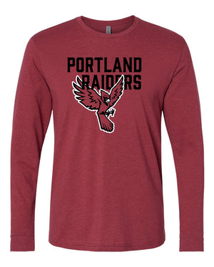 PPS Staff On Demand Shop Long Sleeve Cardinal front view