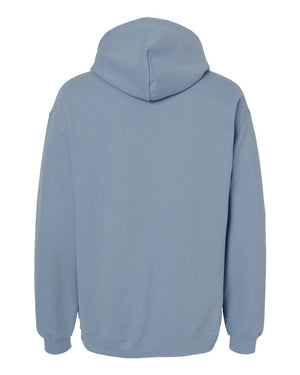 MYOI Allegan/Barry Fall Fundraiser Hoodie Stone Blue back view