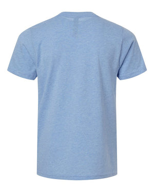 Cornell "Corn Chip" T-Shirts T-Shirt Heather Columbia Blue back view