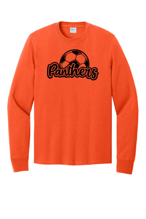 Community Education Apparel Long Sleeve Orange front view