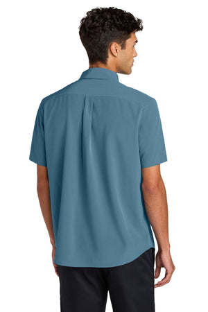 Okemos Fall Staff Shop Bottoms Harbor Blue back view