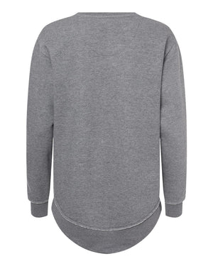 Okemos Woof Pack Crewneck Granite Heather back view