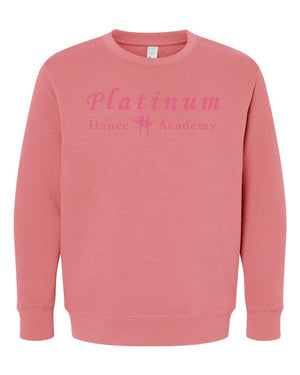 Platinum Dance Academy Crewneck Mauvelous front view