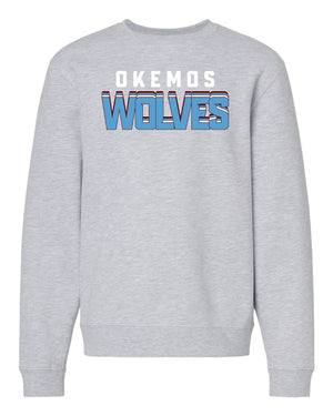 Bennett Woods Spirit Wear Fall 2026 Crewneck Grey Heather front view