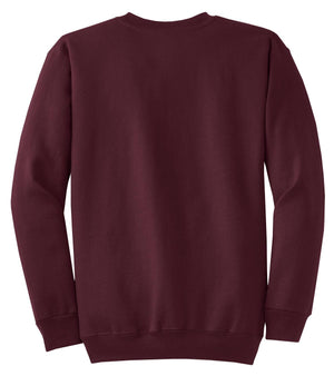 Bennett Woods Spirit Wear Fall 2026 Crewneck Maroon back view