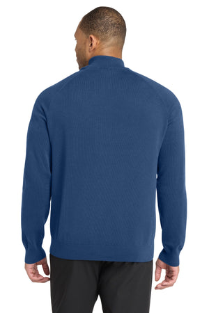Michigan Department of Education Quarter Zip Insignia Blue back view