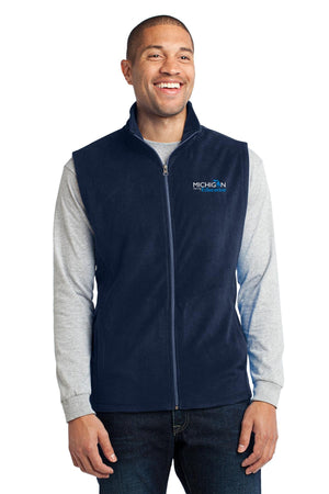 Michigan Department of Education Jackets & Vests True Navy front view