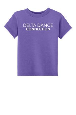 Delta Dance Connection - General T-Shirt Heather Team Purple front view