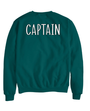 Custom Apparel - Screen Printing - Action Captain Crewnecks - Powerblend Crewneck Sweatshirt - Emerald Green - Action Captain Crewnecks - 16863
