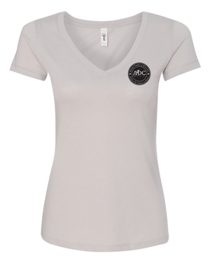 Custom Apparel - Screen Printing - ADC - Women's V - Neck T-Shirt - American Daughters of Conservation