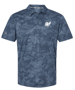 Custom Printed Apparel | Adidas - Blue Tech Ink Men's All Over Camo Print Polo - GL On Demand - 18658