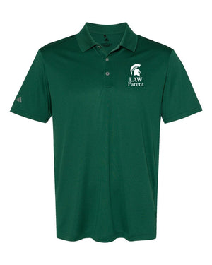 MSU College of Law Weekend Polo Collegiate Green front view