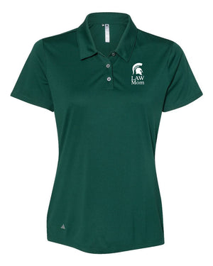 MSU College of Law Weekend Polo Collegiate Green front view