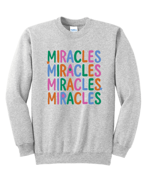 Custom Printed Apparel | Adult Unisex Crewneck Sweatshirt - Ash Grey | St. Martha School Spirit Wear - St. Martha OD