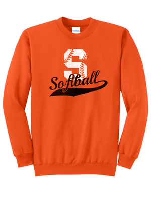 Custom Printed Apparel | Adult Unisex Crewneck Sweatshirt - Softball | Stockbridge Athletics - Stockbridge Athletics