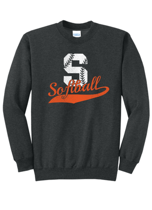 Custom Printed Apparel | Adult Unisex Crewneck Sweatshirt - Softball | Stockbridge Athletics - Stockbridge Athletics